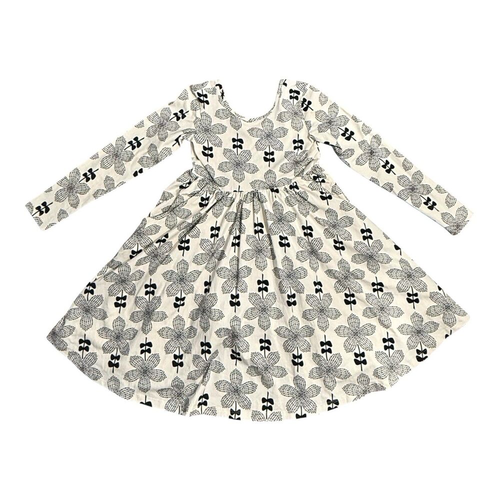 Hanna Andersson Girl's Skater Dress Floral Size 10
